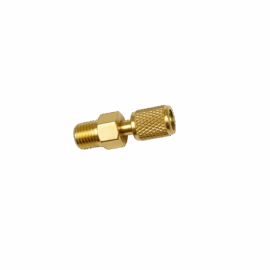 Adaptador 1/4F x 5/16M Reto com Acionador de Válvula 14F516M-ARA